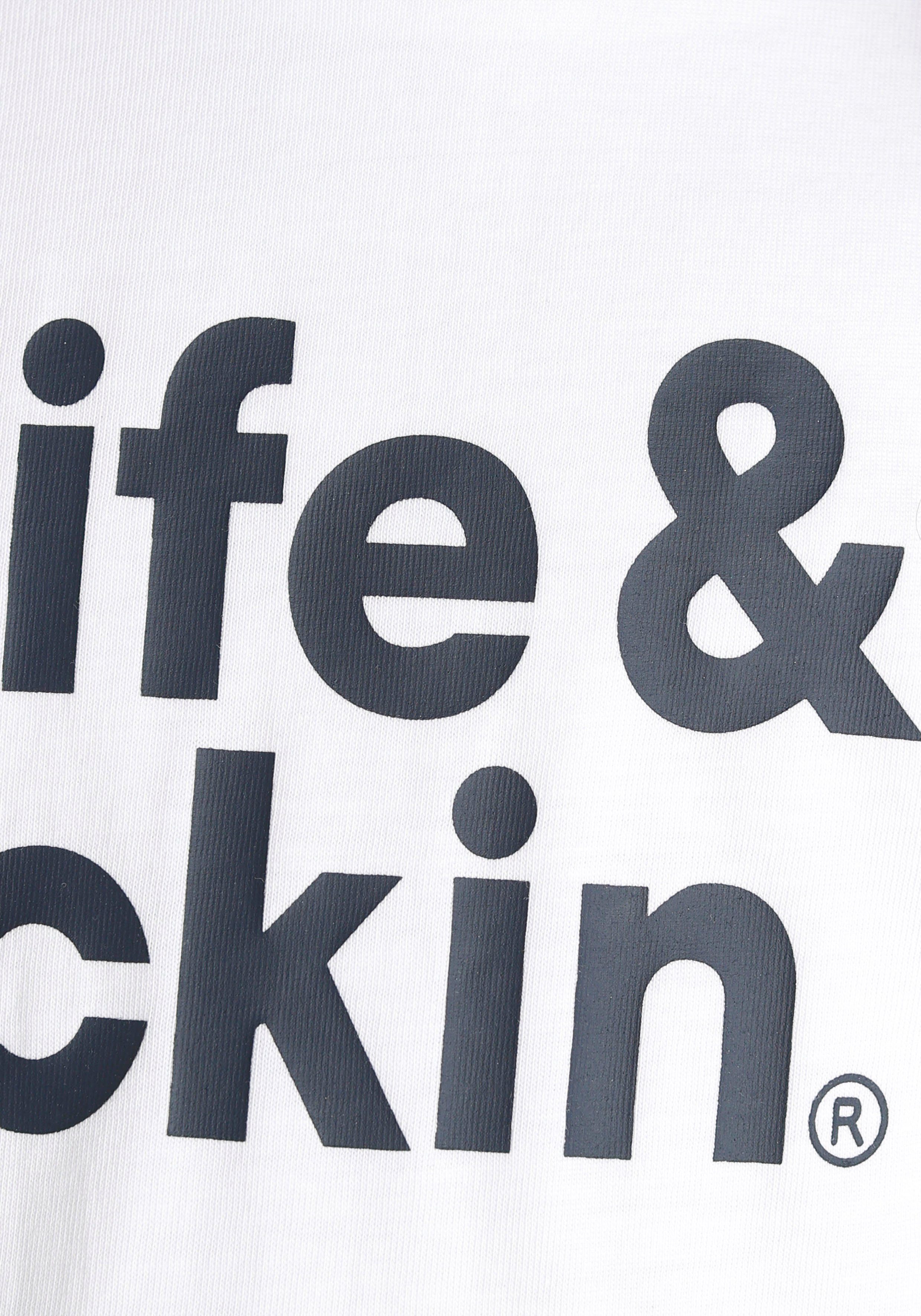 Druck Alife Kickin Logo & für NEUE Kids. Langarmshirt & mit Alife Kickin MARKE!