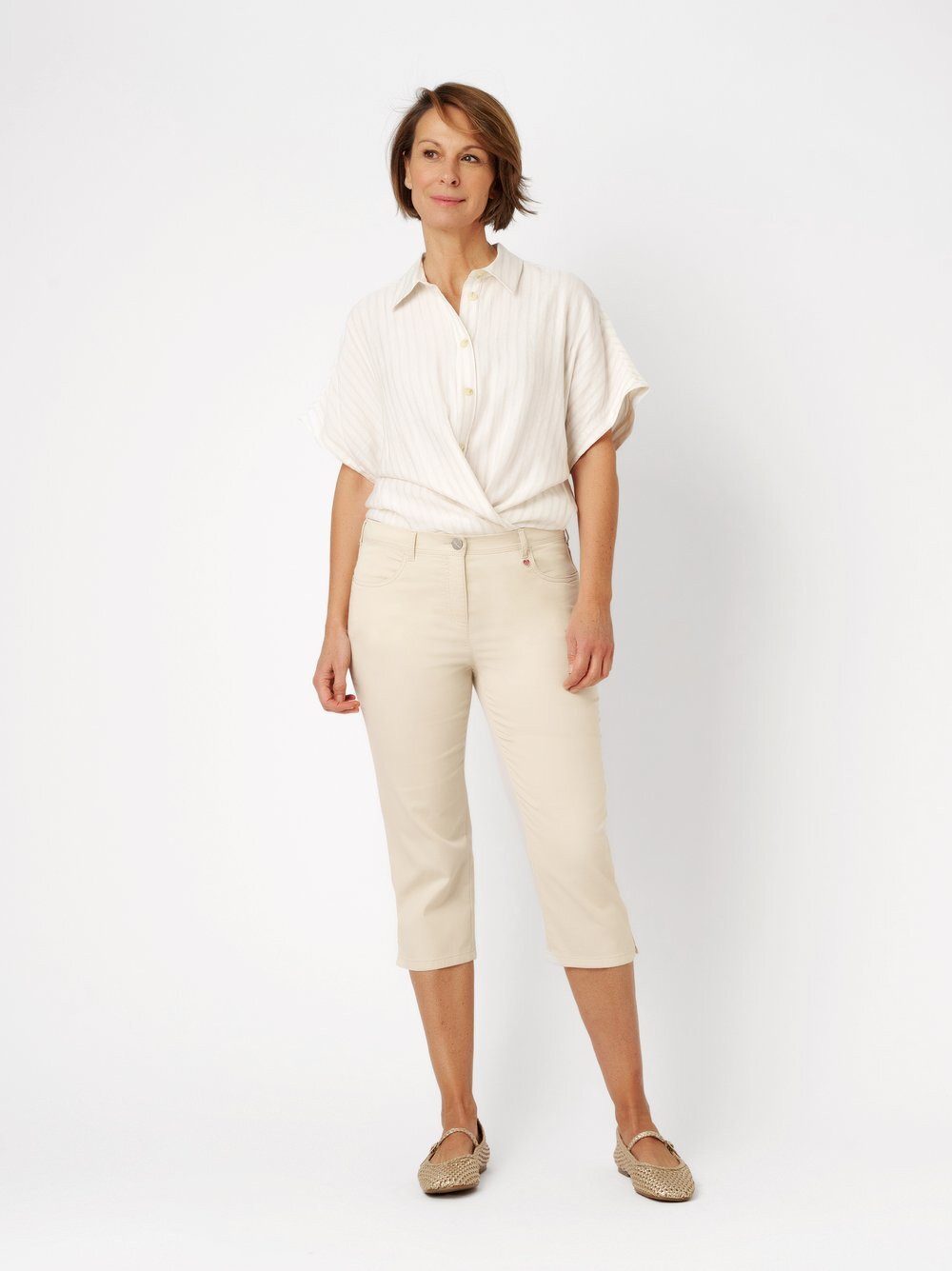 Relaxed by TONI Caprihose Meine beste Freundin Capri in Slim-Fit