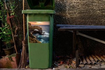 MuchoWow Wandsticker Great Ocean Road Australien (1 St), Mülleimer-aufkleber, Mülltonne, Sticker, Container, Abfalbehälter
