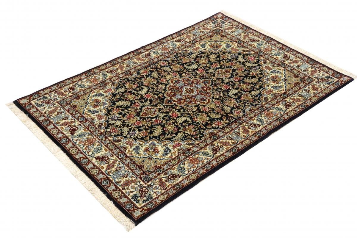 Isfahan 102x147 Nain 8 Seidenkette Handgeknüpfter Höhe: rechteckig, Orientteppich, Trading, Orientteppich mm