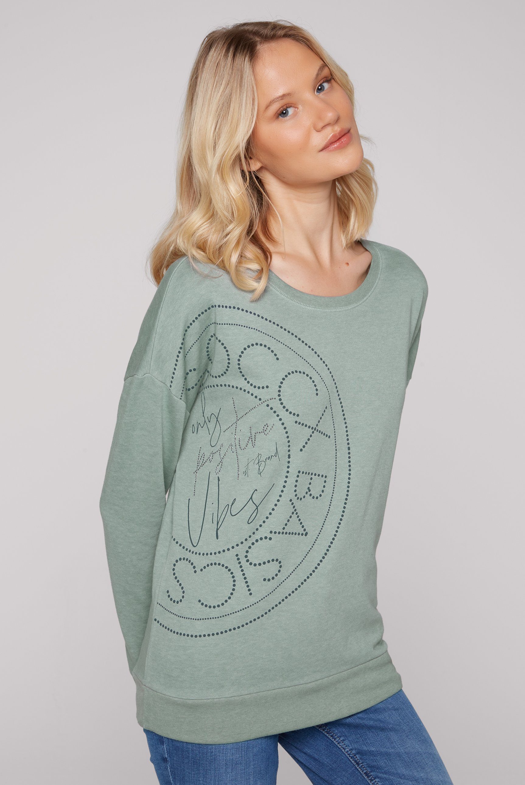 SOCCX Sweater mit Ausbrenner-Effekten | Sweatshirts