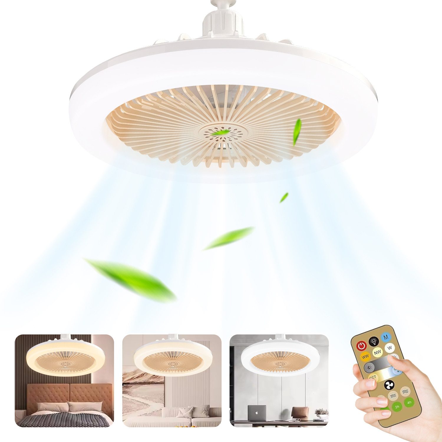 ZEUOPQ Deckenventilator Deckenventilator 2 in 1 günstig online kaufen