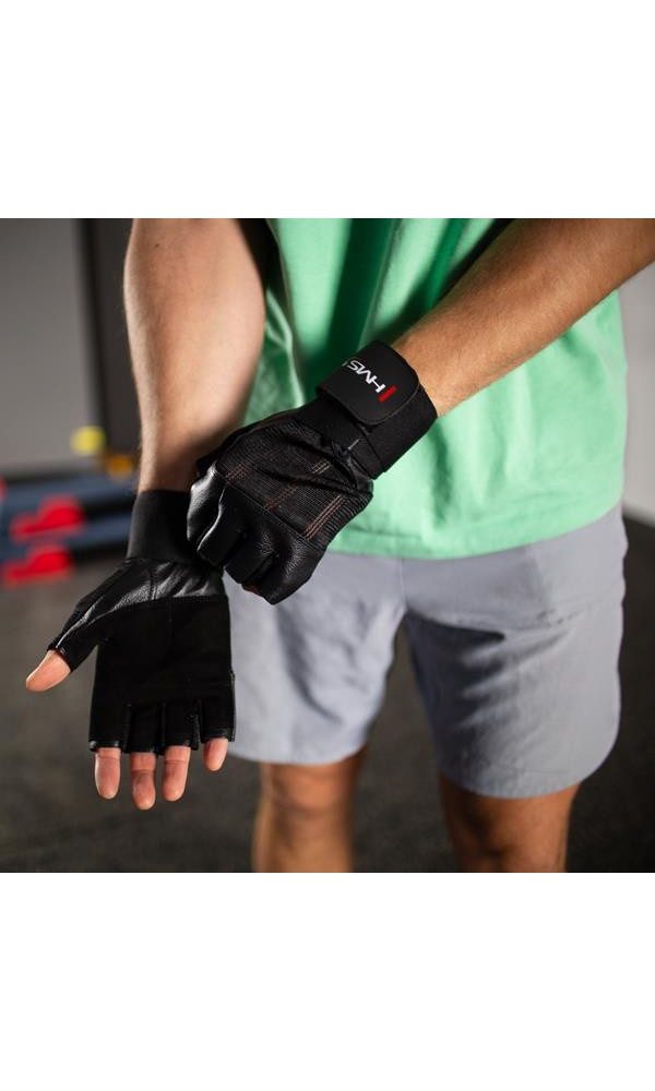 HMS Trainingshandschuhe Fitness Handschuhe RST04 schwarz – Bild 3 von 5