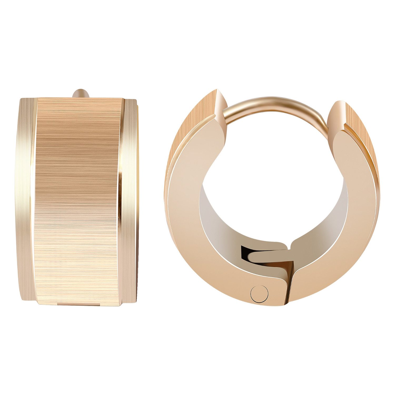 KARMA Klappcreolen Creolen rose gold 1,3 cm 5050157 Ohrringe Damen Ohrschmu günstig online kaufen