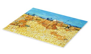 Posterlounge Forex-Bild Vincent van Gogh, Ernte in der Provence, Wohnzimmer Malerei