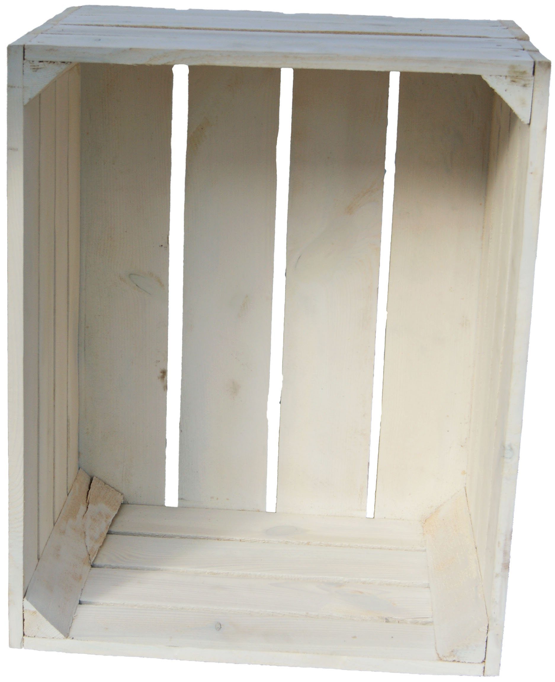 Allzweckkiste Obstkisten Johanna alt weiß Apfelkiste Weinkisten Dekokisten günstig online kaufen