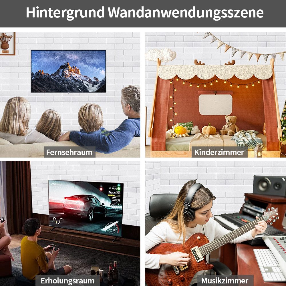 PFCTART Schallschutzpaneel Akustik-Absorptionsplatte Polyester-Filz Original, 0,09 qm, (Set, 12-tlg., 30*30*0.9cm) Mehrfarbig erhältlich – Bild 4 von 5