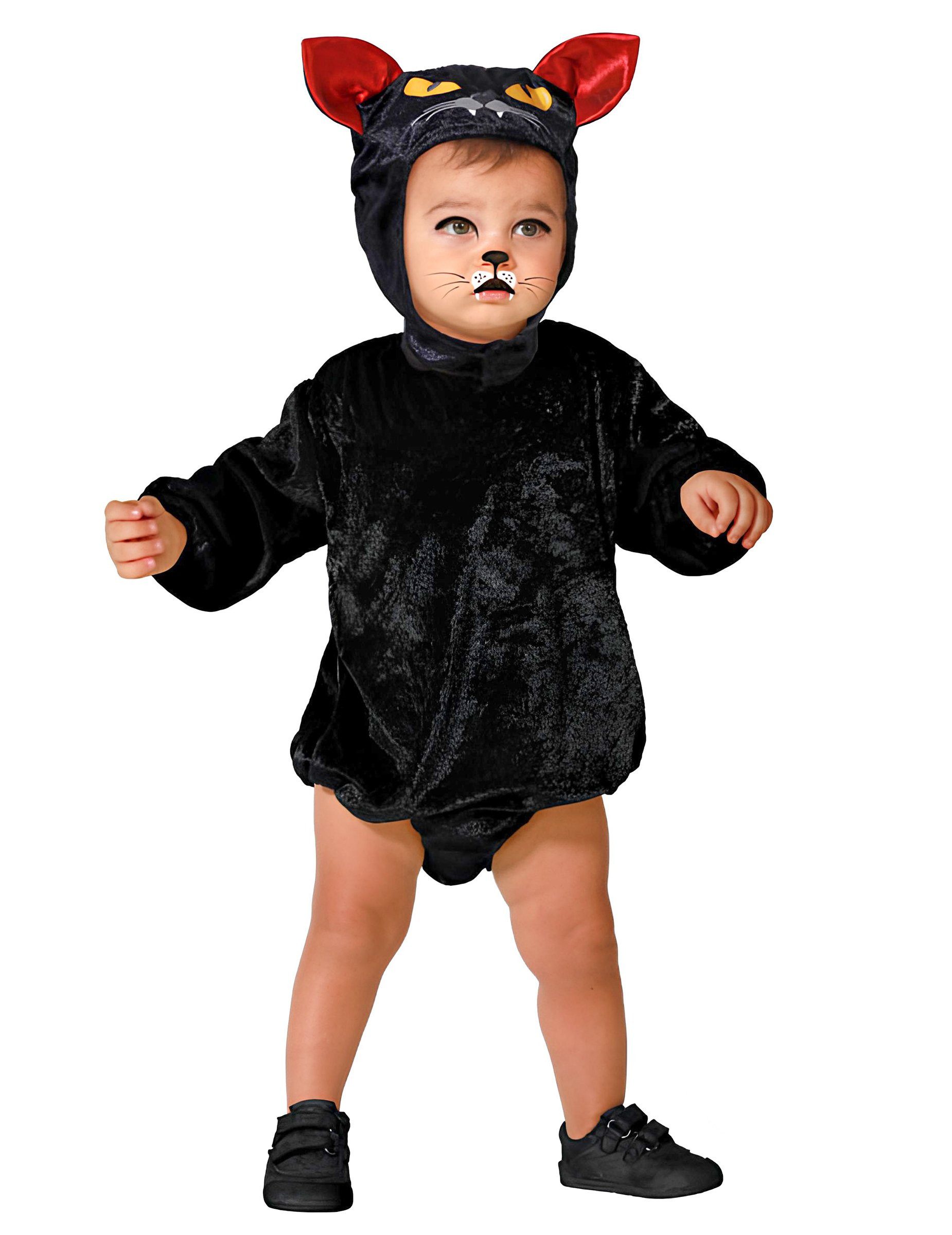 atosa Kostüm Katzenkostüm in Schwarz für Babys