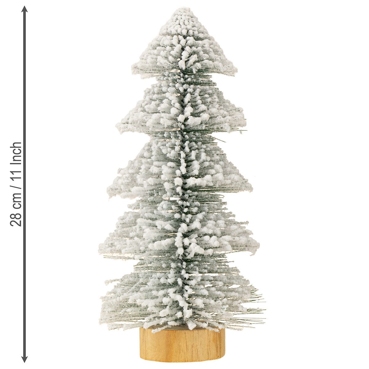 Posiwio Künstlicher Weihnachtsbaum Mini Weihnachtsbaum mit LED Beleuchtung für festliche