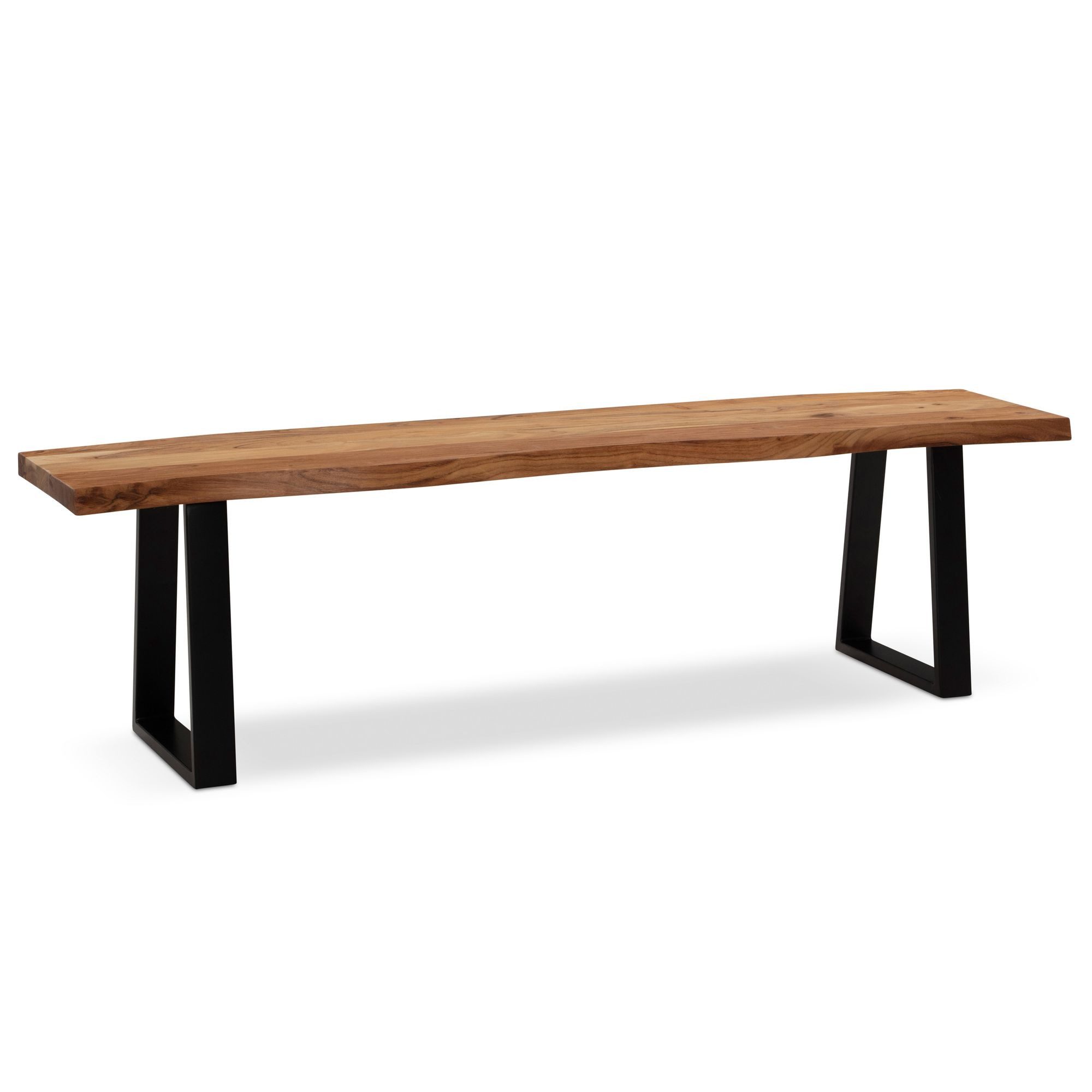 KADIMA DESIGN Sitzbank Esszimmerbank 120x40x45,5 cm Akazie Massivholz