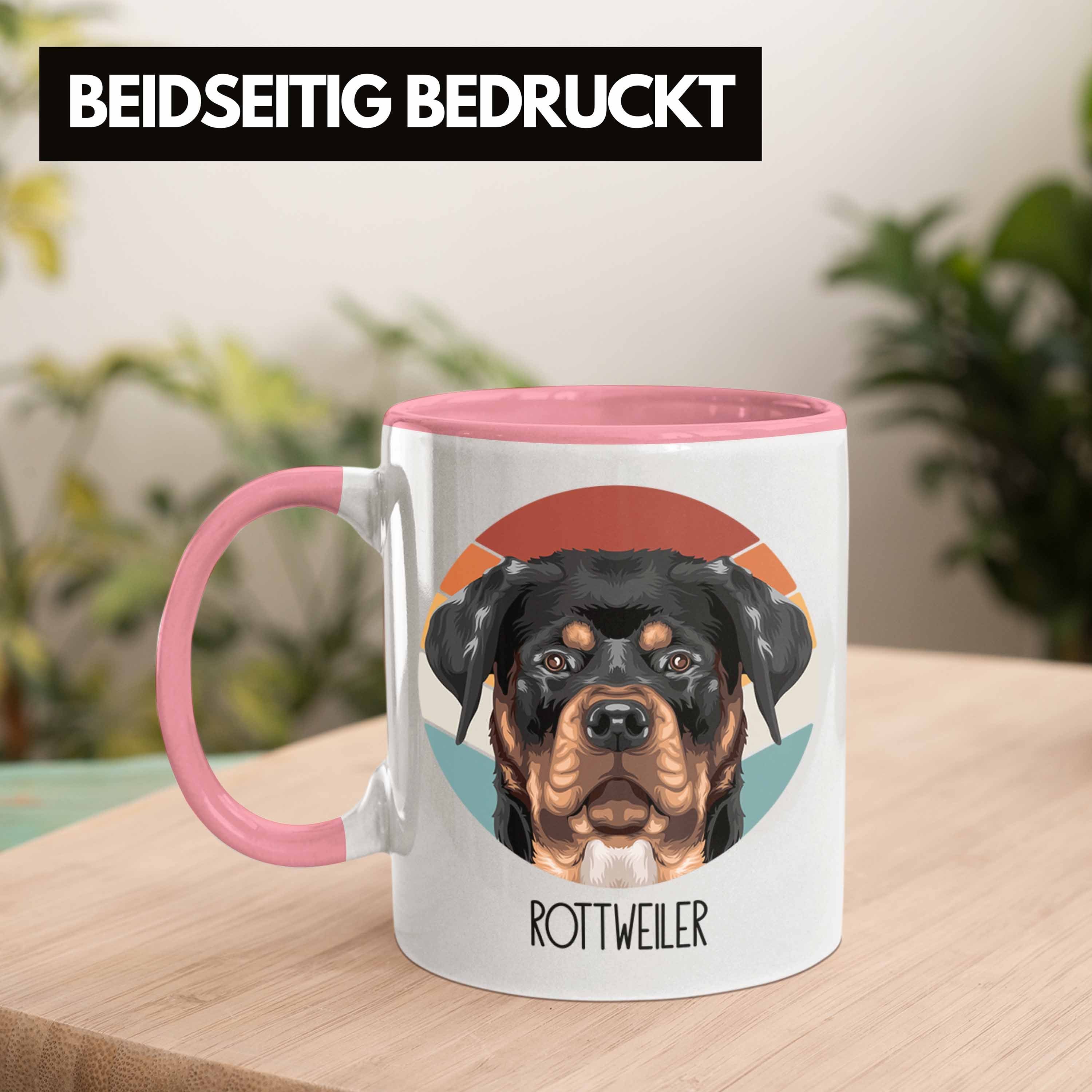 Rosa Trendation Rottwe Besitzer Spruch Tasse Geschenkidee Geschenk Tasse Lustiger Rottweiler