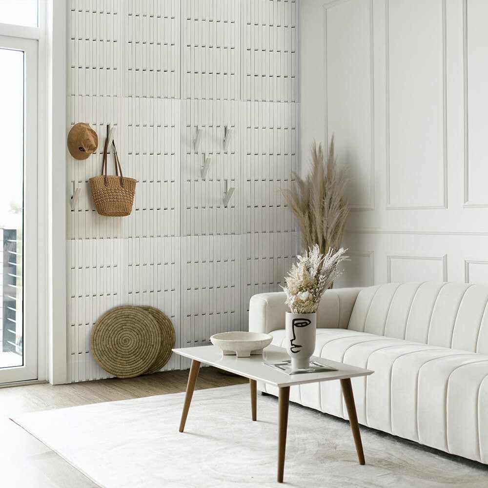 HOME DELUXE Garderobe Garderobenpaneel QUEST 55 x 4 x 105 cm, Aus Kautschuk günstig online kaufen