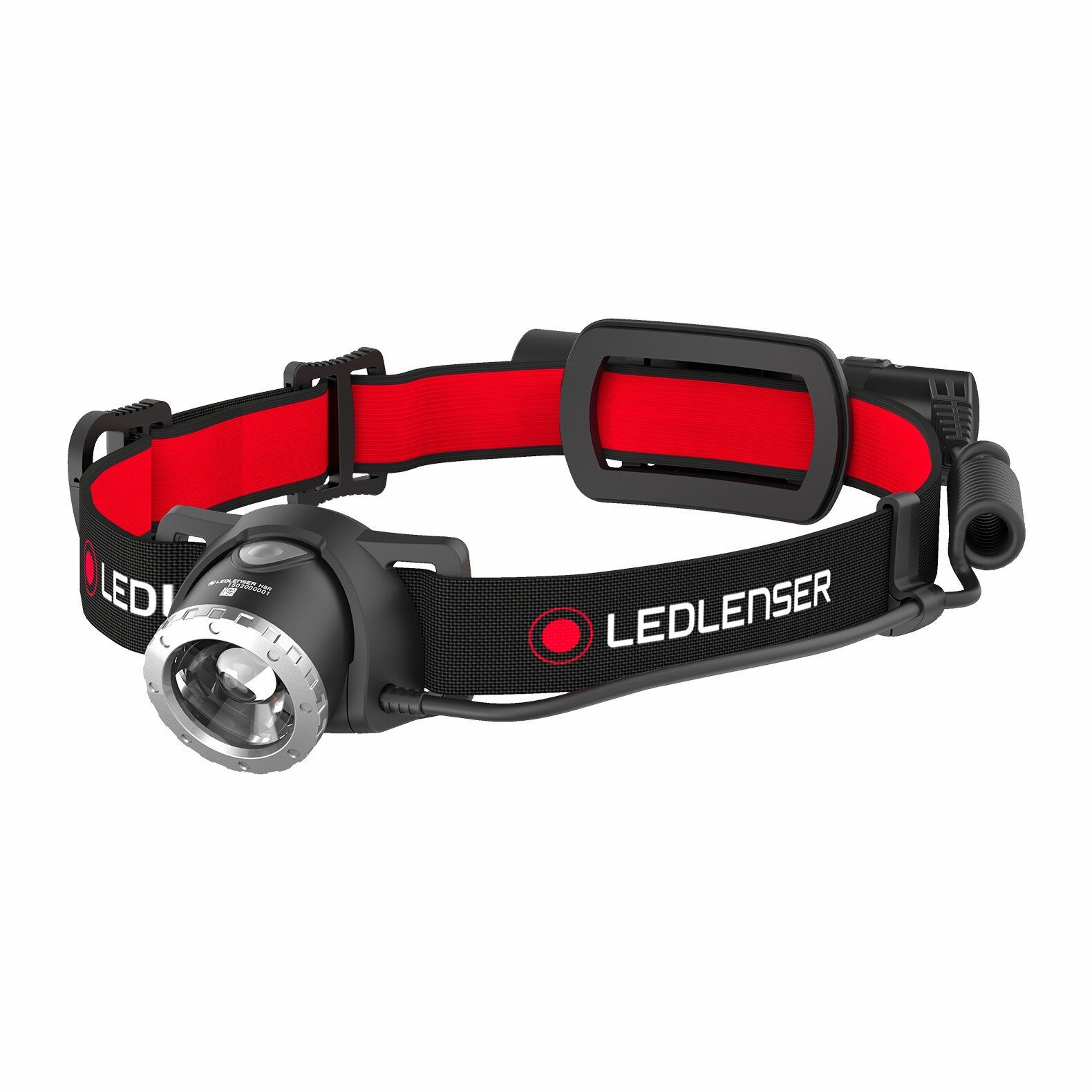 Ledlenser LED Stirnlampe H8R Schwarz, bis 600 Lumen, 150m Leuchtweite, 120 Std. Laufzeit, 158 g, IP54, Akku von LEDLENSER
