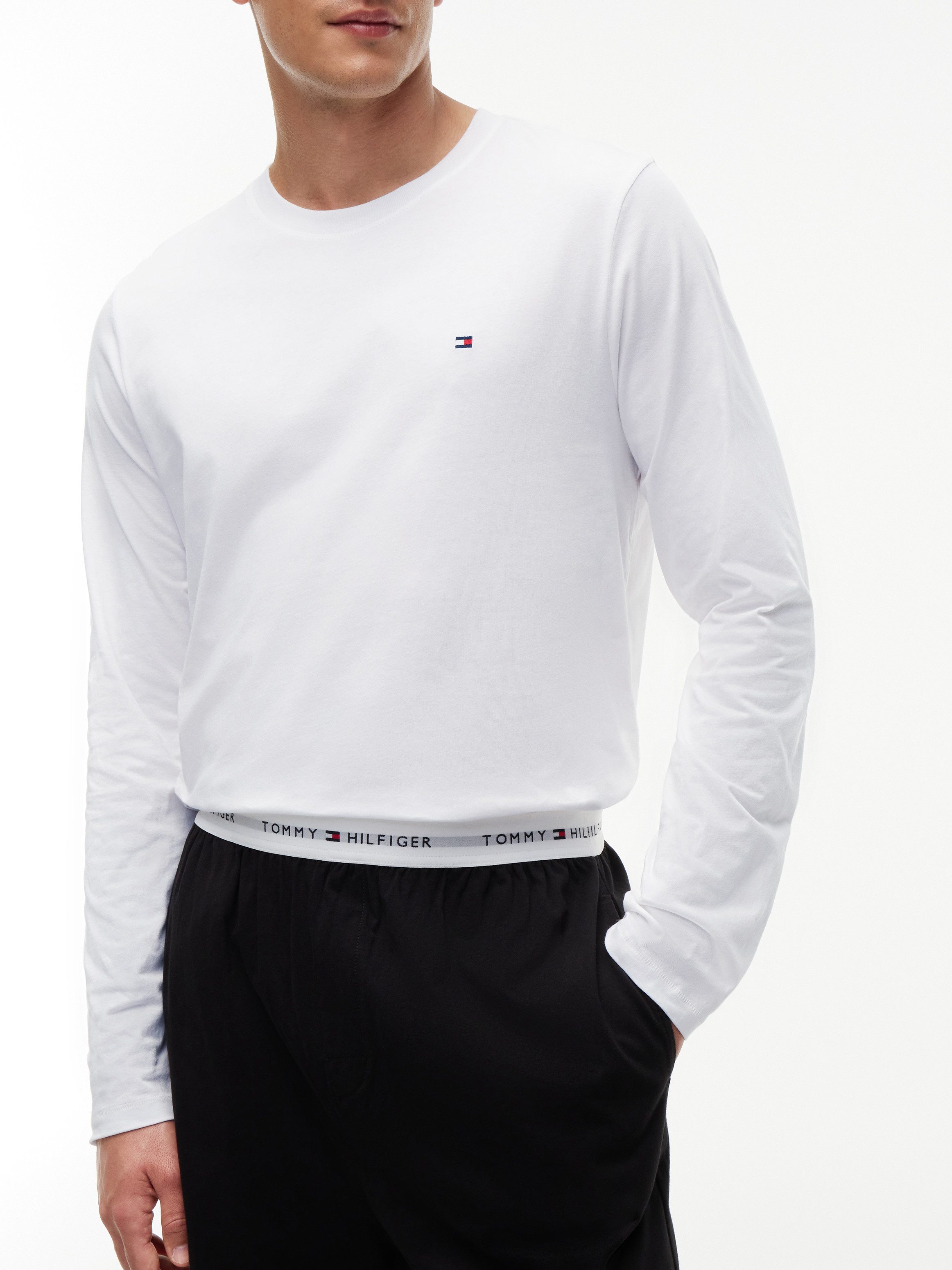Tommy Hilfiger Underwear Pyjama LONGSLEEVE JERSEY SET SOLID schlichtes Design
