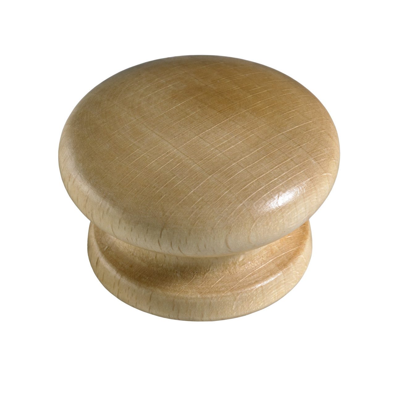 Hettich Möbelgriff Hettich Möbelknopf Buche lackiert Ø 44,0 mm - 1