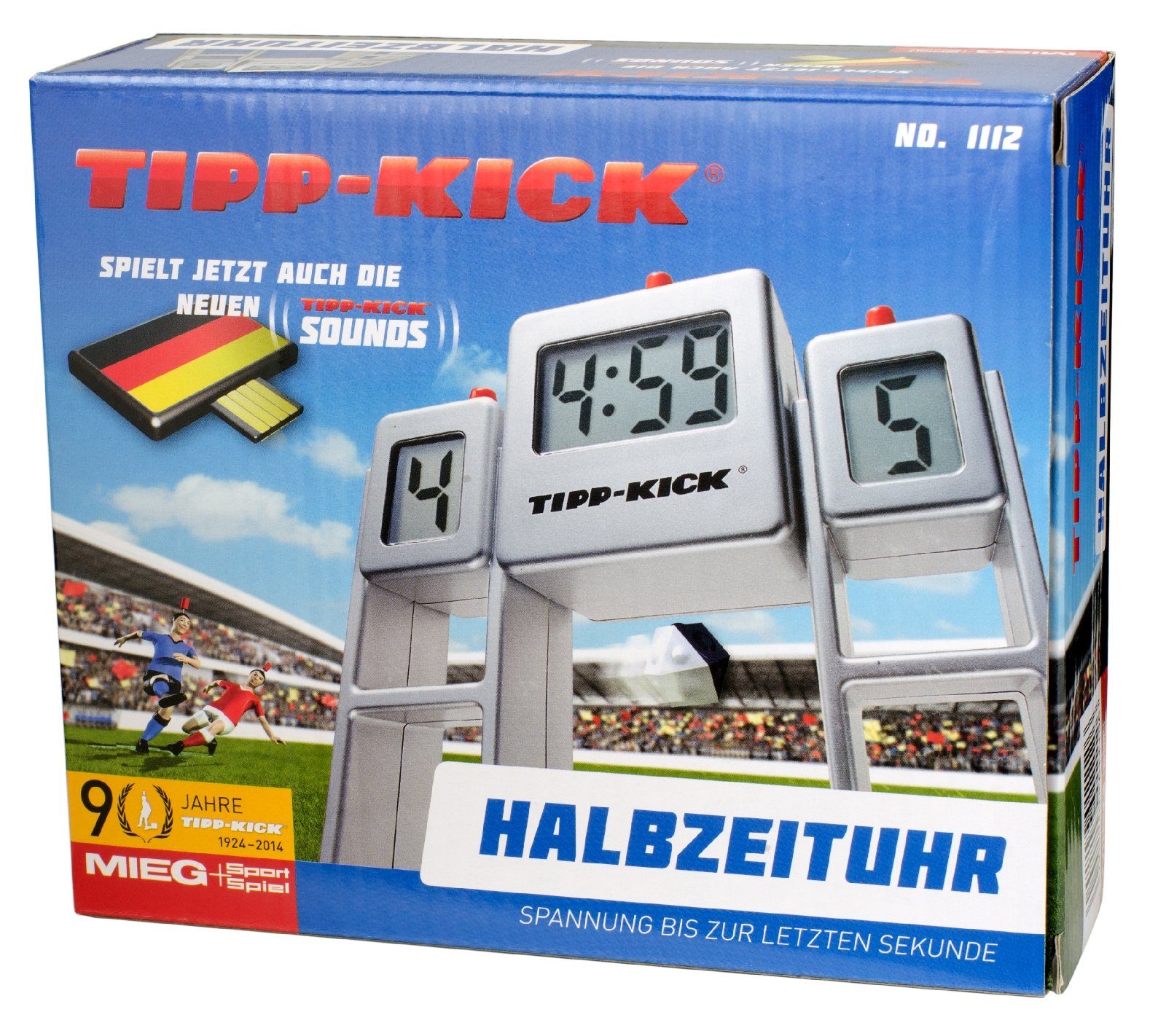 Tip Uhr Sound Spiel Zeitanzeige Match Tipp-Kick Kick Stoppuhr Halbzeituhr Tischfußballspiel