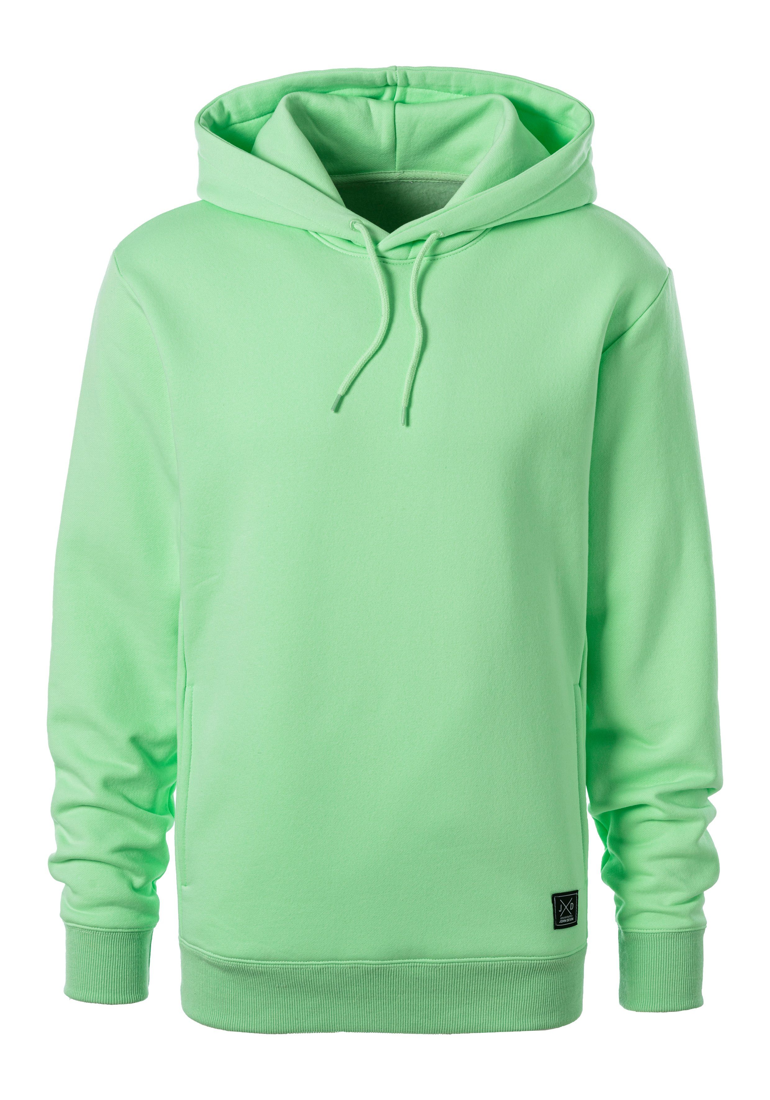 John Devin Hoodie Langarm, Sweatshirt mit Rundhals und Kapuze, Baumwollmischung. € 29,99