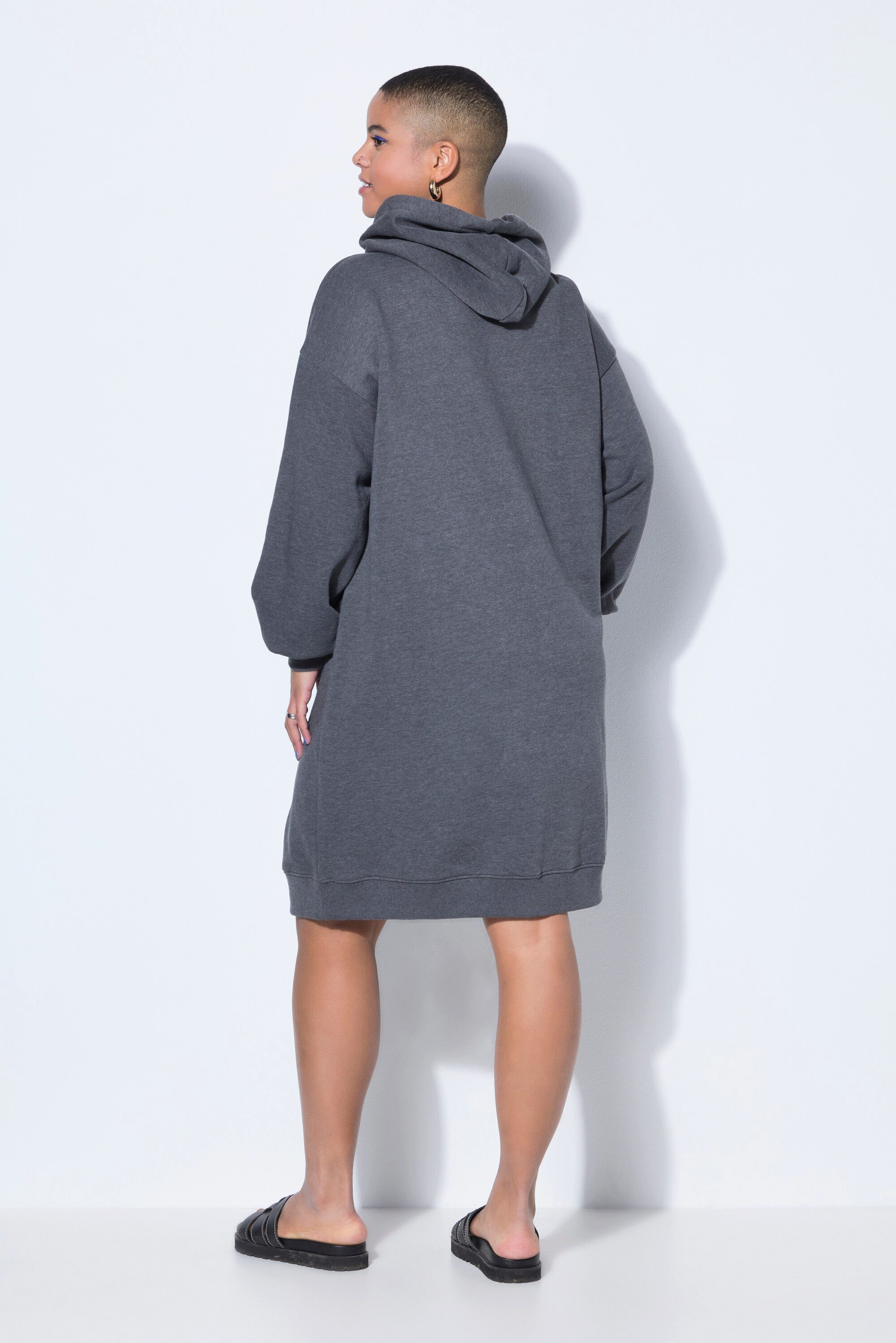 Studio Untold Jerseykleid Sweatkleid oversized Kapuze