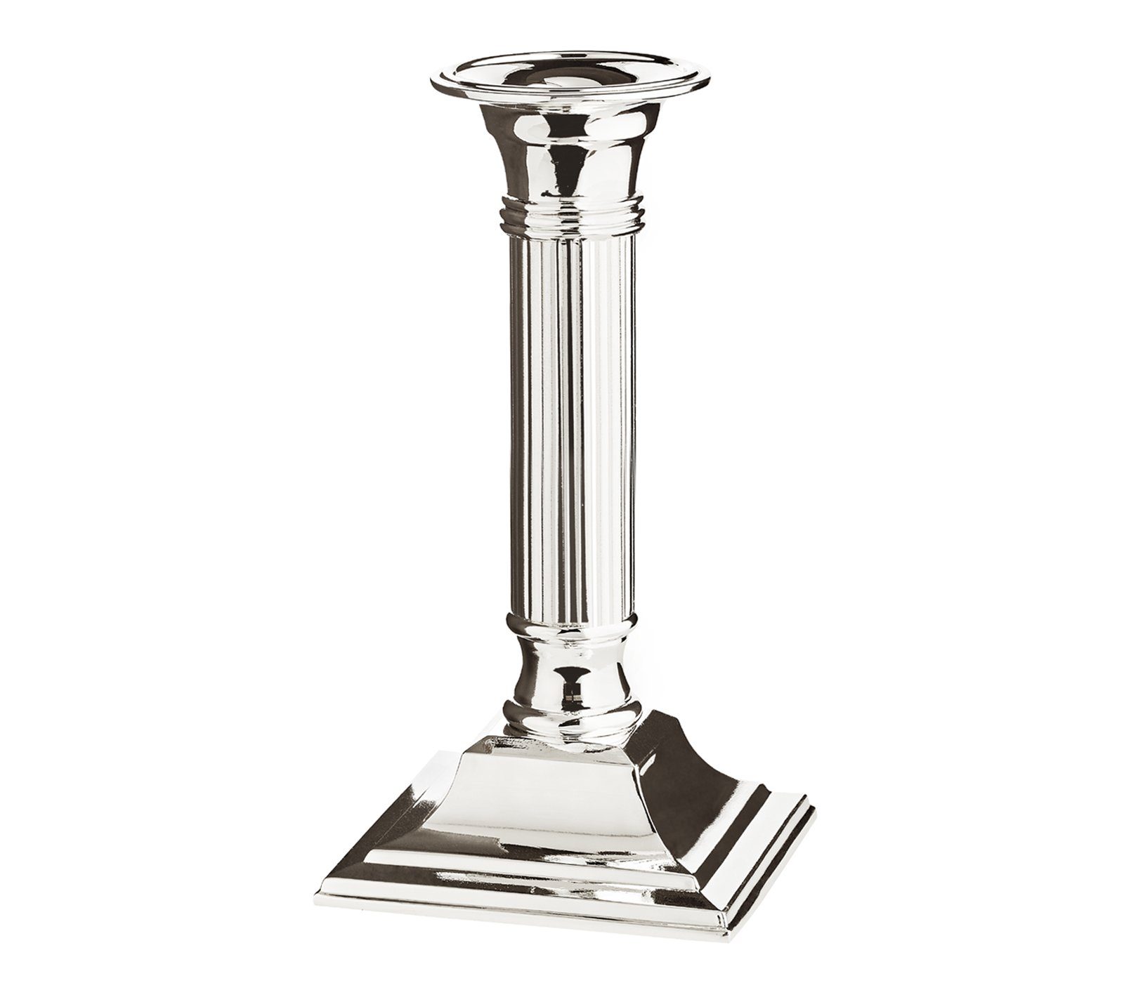 EDZARD Kerzenhalter Lincoln, Silber-Optik, kanneliert, edel versilbert, anl günstig online kaufen