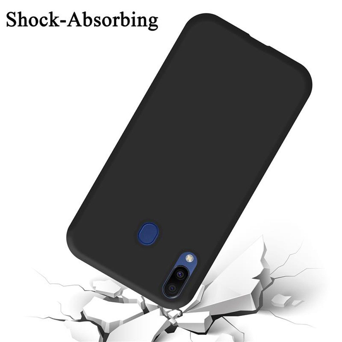 Cadorabo Handyhülle für Samsung Galaxy M20 Hülle Samsung Galaxy M20, Flexible Hülle TPU Silikon Schutzhülle Back Cover Case