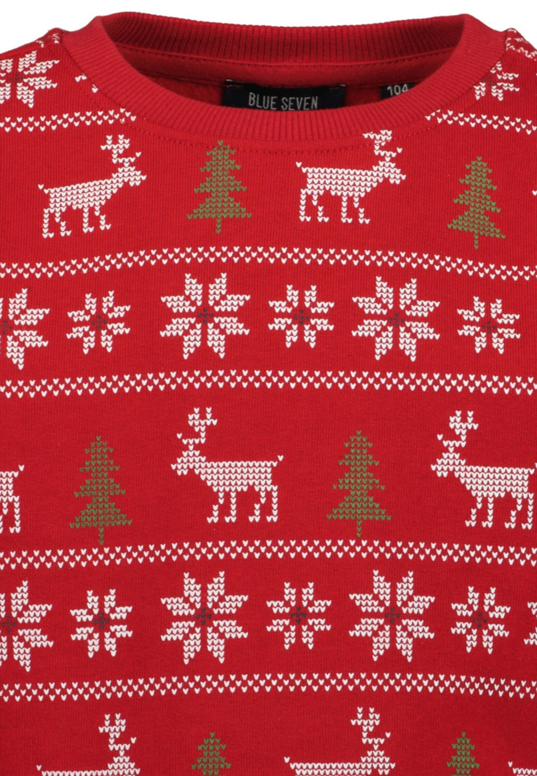 Blue Seven Sweater Sweatshirt Christmas