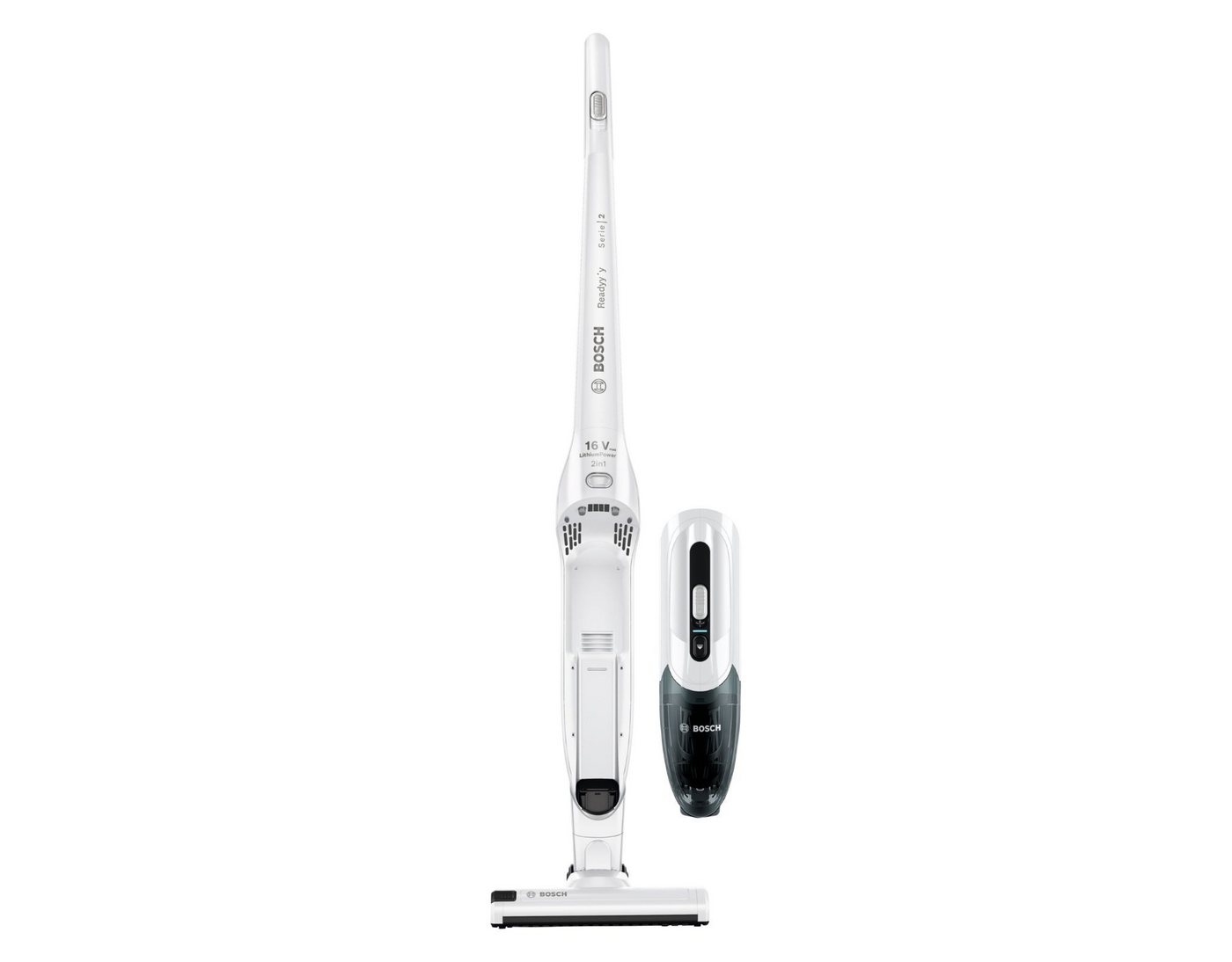 BOSCH Akku-Hand-und Stielstaubsauger BBHF2PARQ, beutellos, 2 in 1, vielseitig einsetzbar