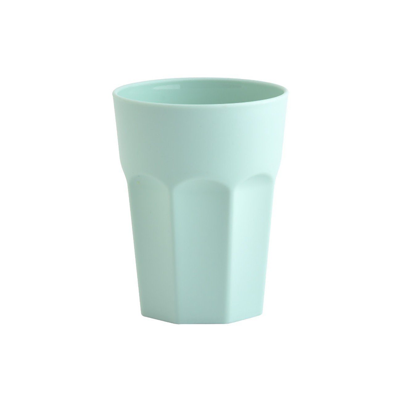 Becher Kunststoffbecher in modernen Pastellfarben, Mehrweg