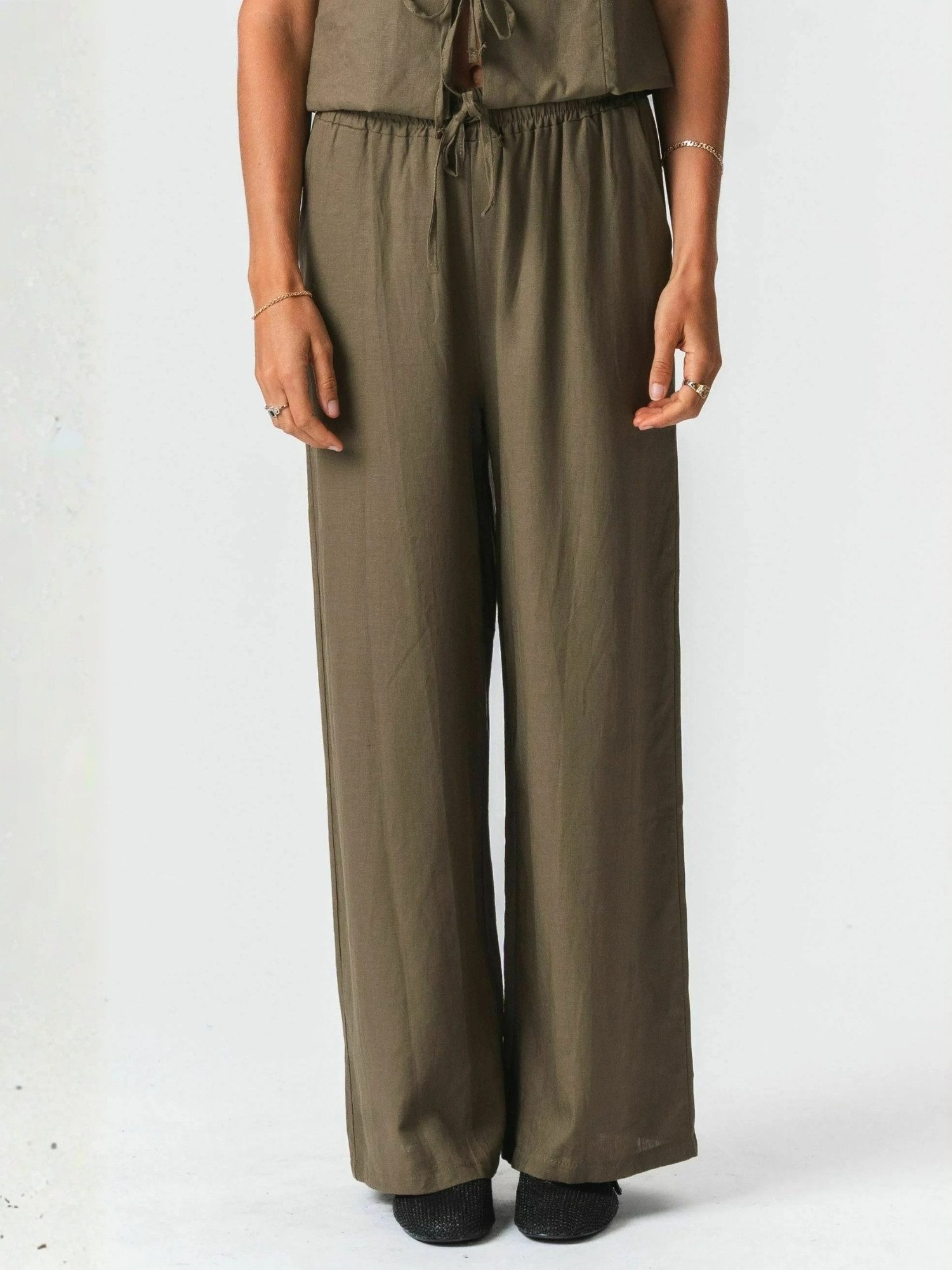TEESHOPPEN Chinohose TEESHOPPEN Trouser Hørbukser