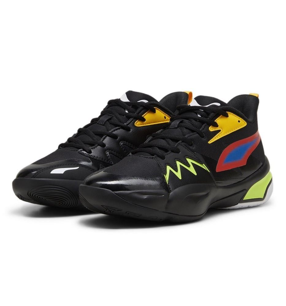 Hallen-Indoorschuhe Genetics schwarz/bunt Herren Squashschuh