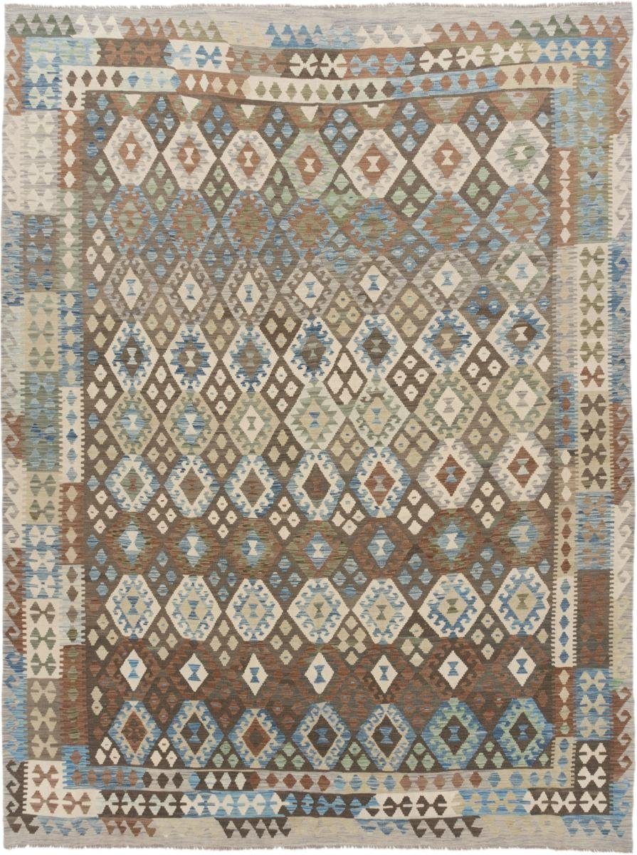 Orientteppich Kelim Afghan Trading, rechteckig, Höhe: Orientteppich, 3 296x392 Handgewebter mm Nain