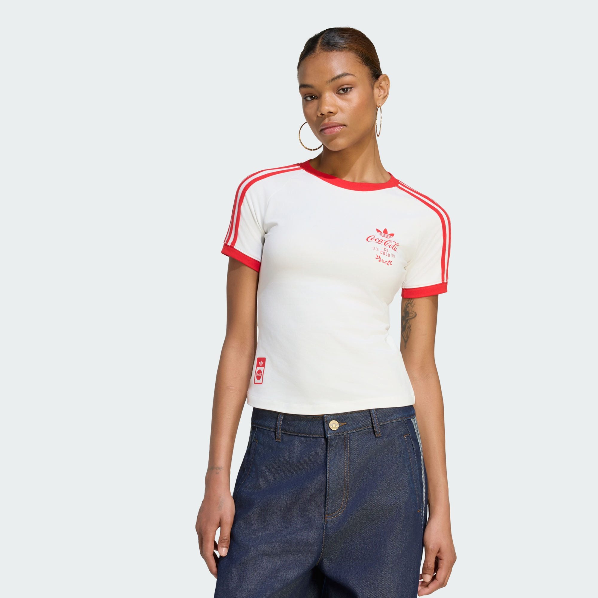 adidas Originals T-Shirt ADIDAS X COCA-COLA 3-STREIFEN T-SHIRT (1-tlg)