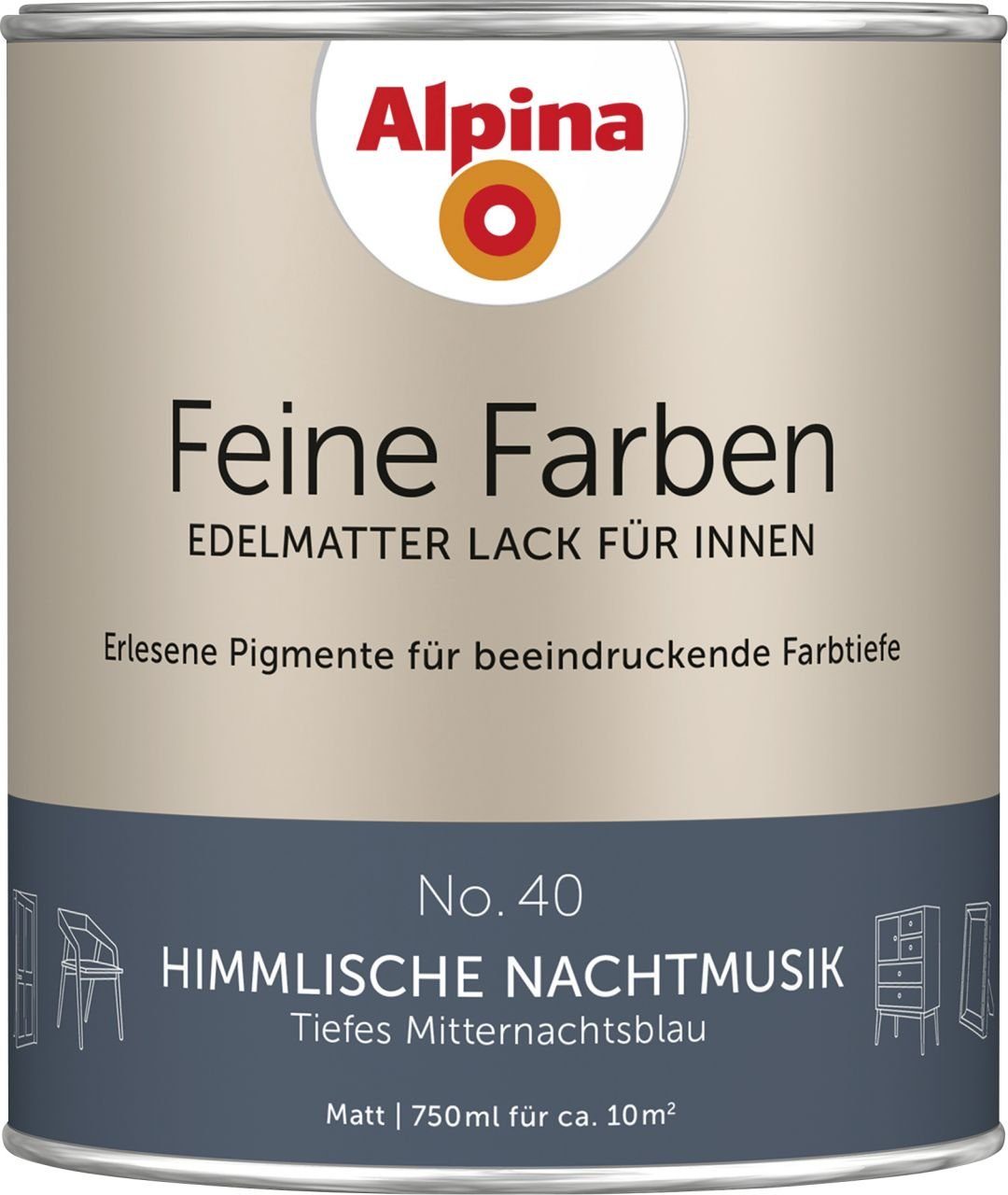 Lack Feine Alpina No. 40 Alpina Himmlische Lack Farben