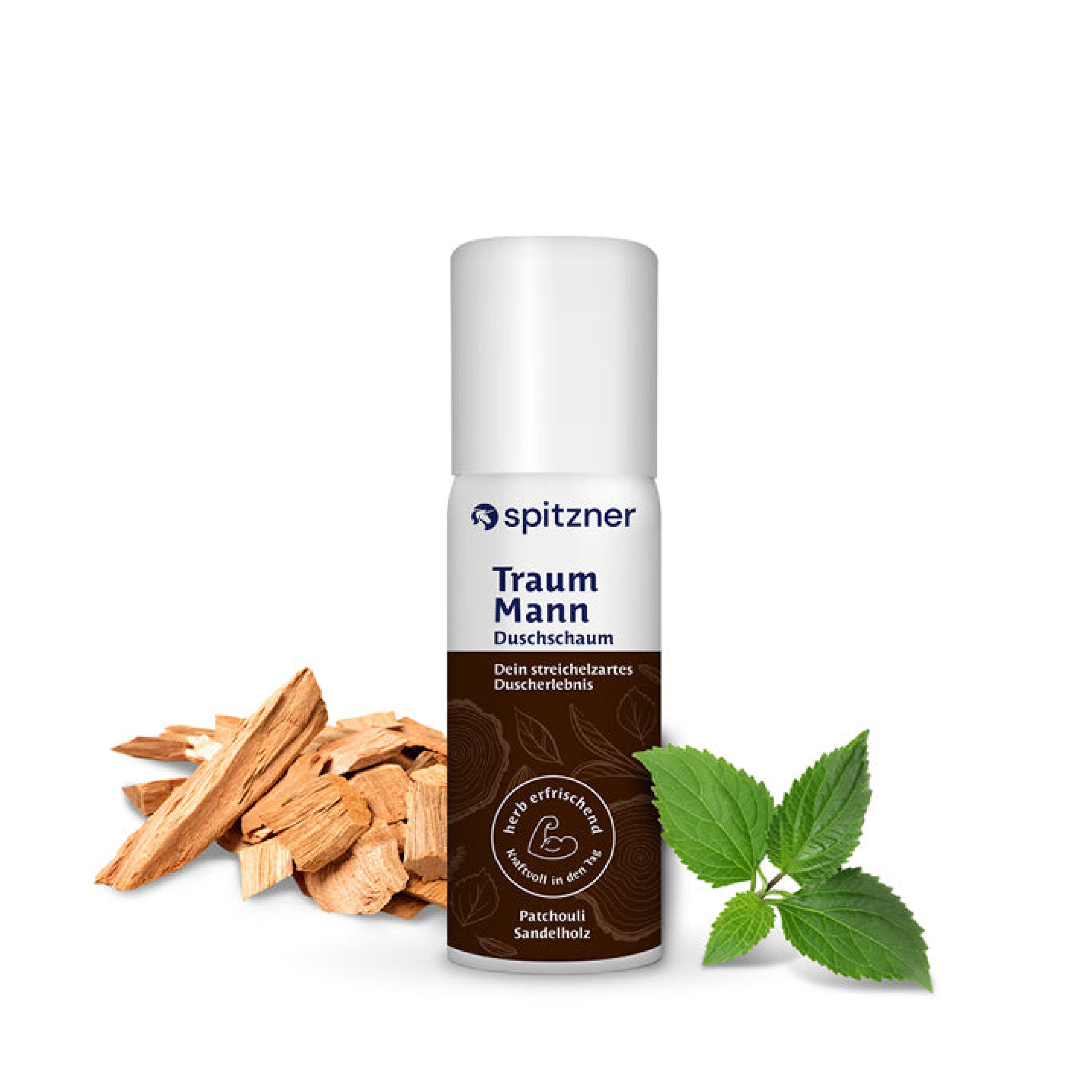 Spitzner Sauna-Aufgussset Spitzner Duschschaum TraumMann 50 ml Erfrischende Wellness-Dusche