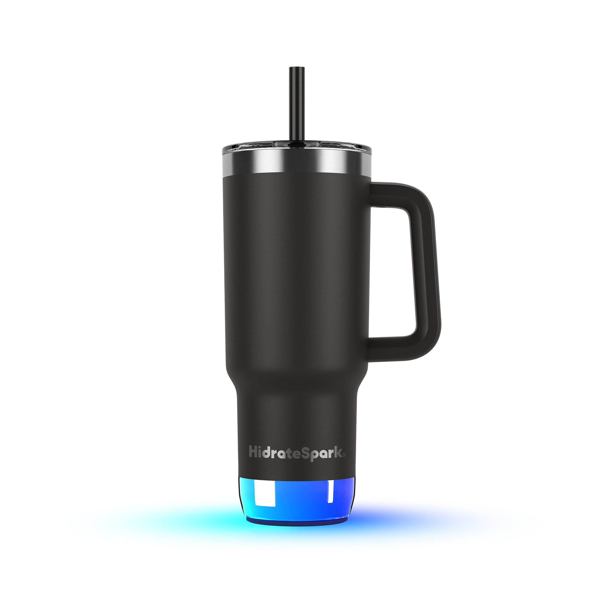 HidrateSpark Trinkflasche HidrateSpark PRO 2 Smart Tumbler 30 oz (887 ml), Recycelter Edelstahl, vakuumisoliert (bis zu 24 h kalt / 4 h heiß)