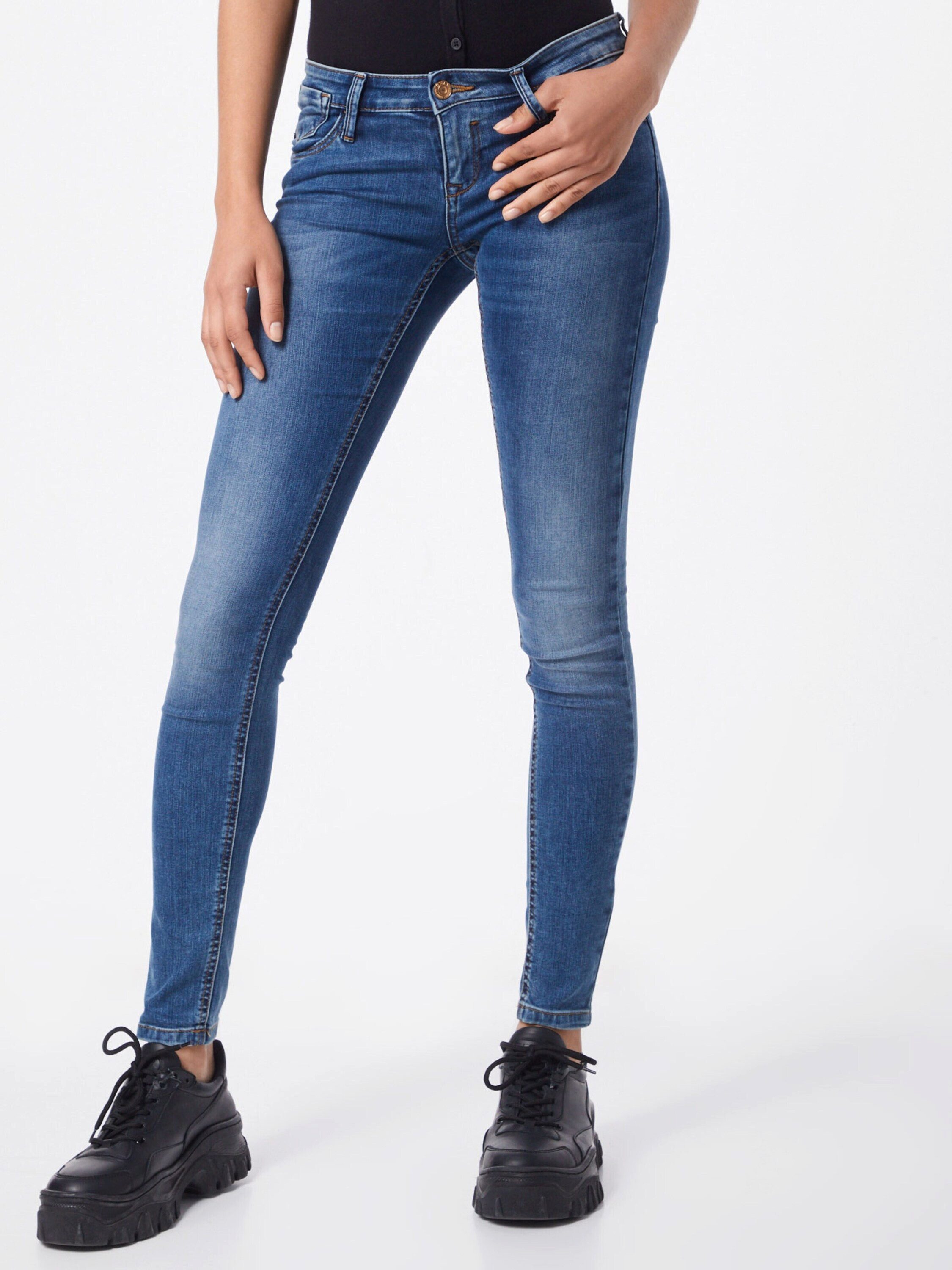 ONLY 7/8-Jeans Coral (1-tlg) Plain/ohne Details günstig online kaufen