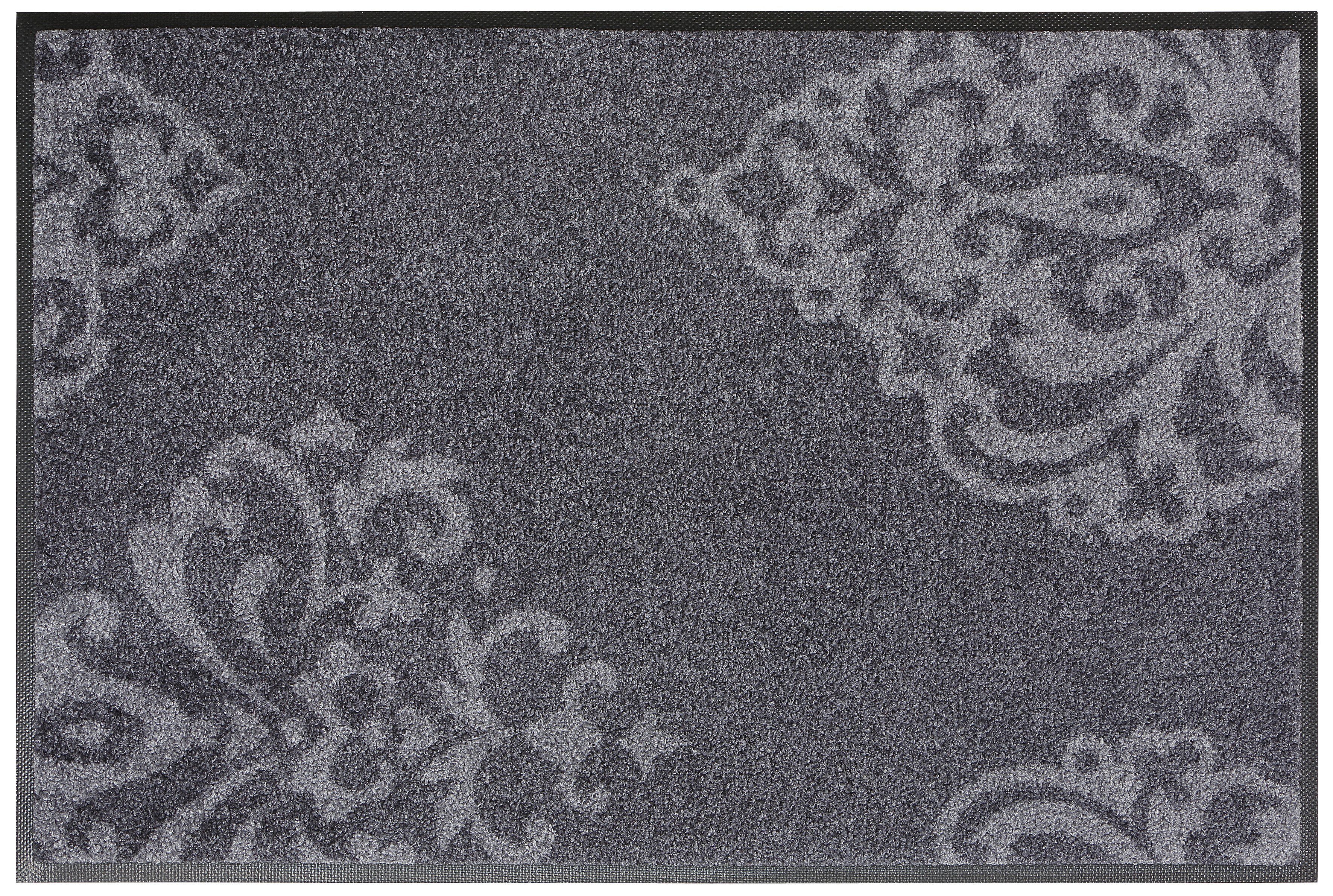 Fußmatte Lucia, wash+dry by Kleen-Tex, rechteckig, Höhe: 7 mm, Schmutzfangmatte, rutschhemmend, In- und Outdoor geeignet, waschbar grau