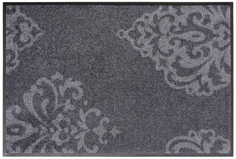 Fußmatte Lucia, wash+dry by Kleen-Tex, rechteckig, Höhe: 7 mm, Schmutzfangmatte, rutschhemmend, In- und Outdoor geeignet, waschbar