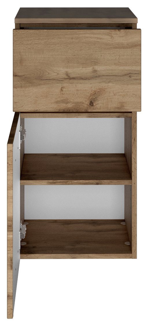 HELD MÖBEL Unterschrank Baabe 40 cm Wotaneiche/Wotaneiche