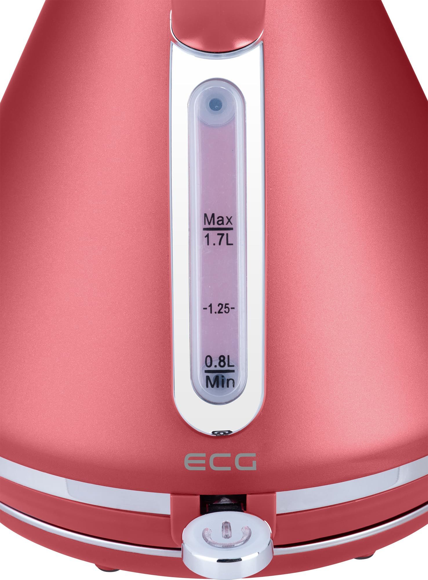 ECG Wasserkocher RK 1708 Tradizione Nero, Wasserkocher mit automatischer Abschaltung und 1,7l Volumen