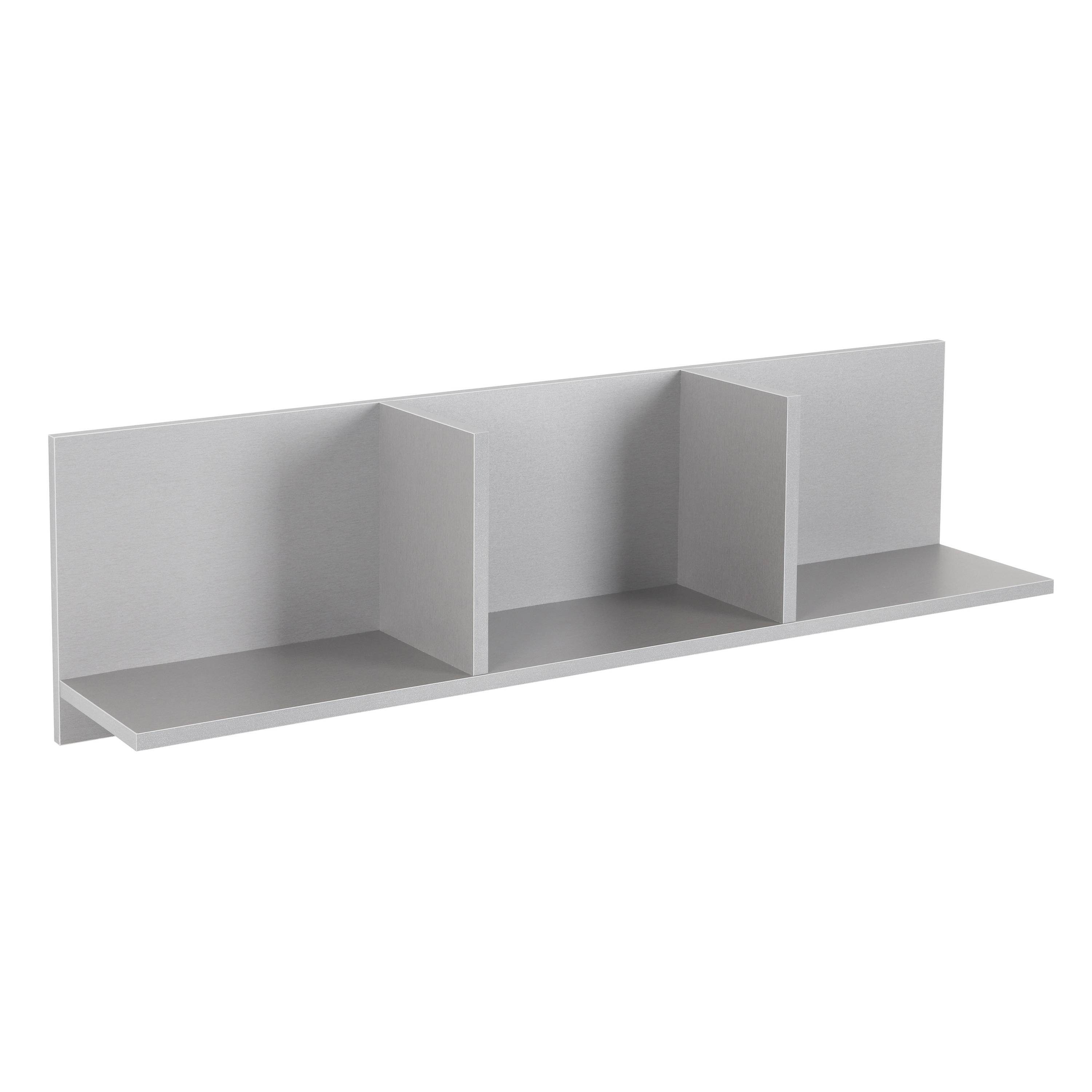 RICOO Wandboard WM014-PL, 1-tlg., schwebendes Wandregal Hängeregal Schweberegal an der Wand hängend