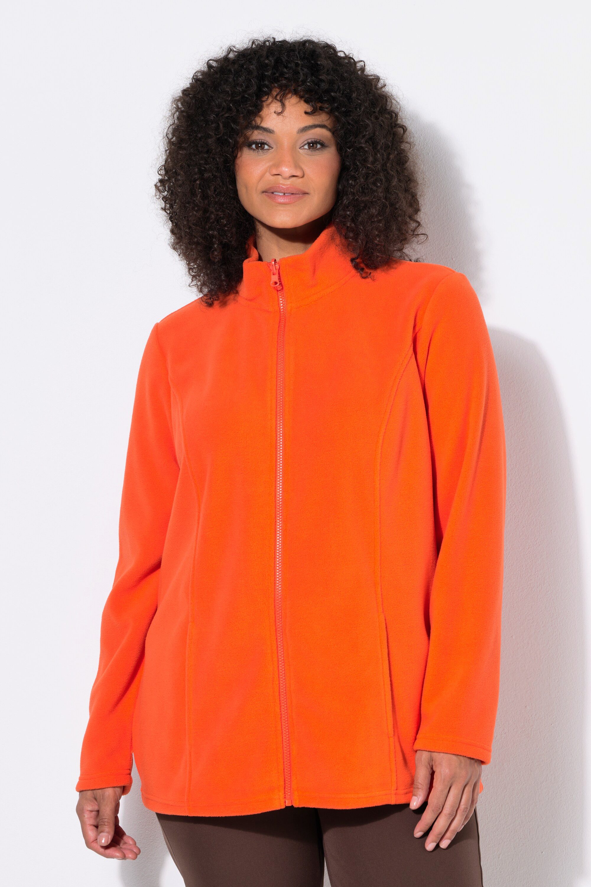 Ulla Popken Sweatjacke Fleecejacke Baukastensystem Innenjacke recycelt