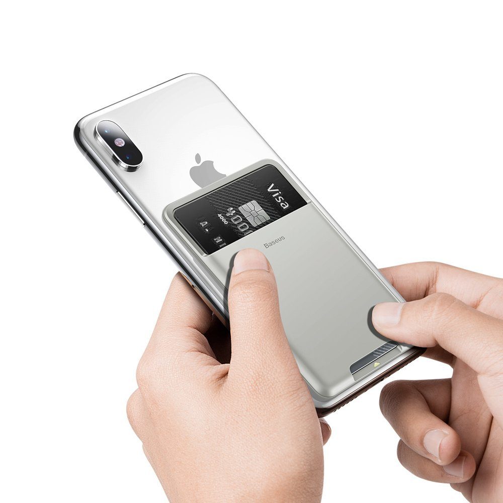 Baseus Smartphone-Hülle Selbstklebende Kartentasche Universal Multi Card Holder