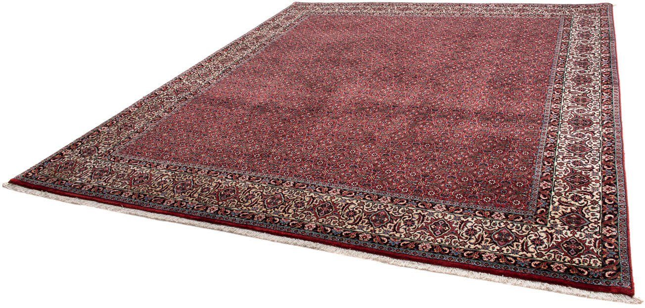 Orientteppich Perser - Bidjar - 300 x 253 cm - dunkelrot, morgenland, rechteckig, Höhe: 15 mm, Wohnzimmer, Handgeknüpft, Einzelstück mit Zertifikat