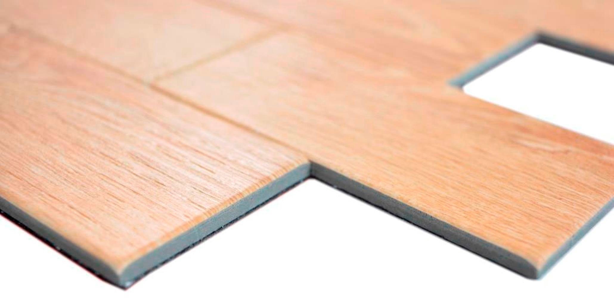 Mosani Wandfliese selbstklebende Vinyl Fliesen in Holzoptik Wanddekor Wandverkleidung, Spritzwasserbereich geeignet