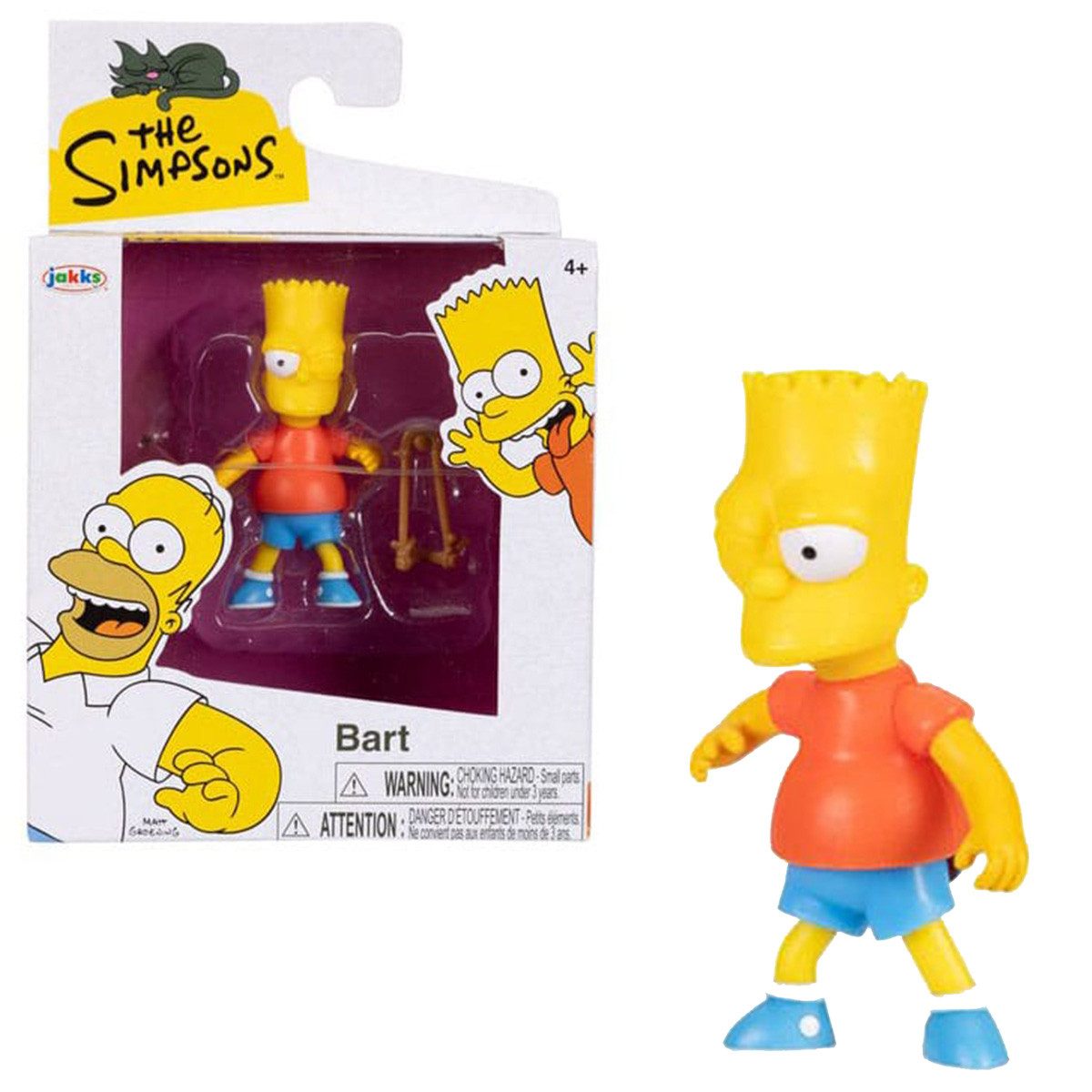 Jakks Pacific Actionfigur Die Simpsons Mini Figur, ca. 7 cm groß in Fensterbox