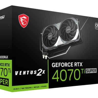 MSI GeForce RTX 4070 Ti SUPER 16G VENTUS 2X OC Grafikkarte