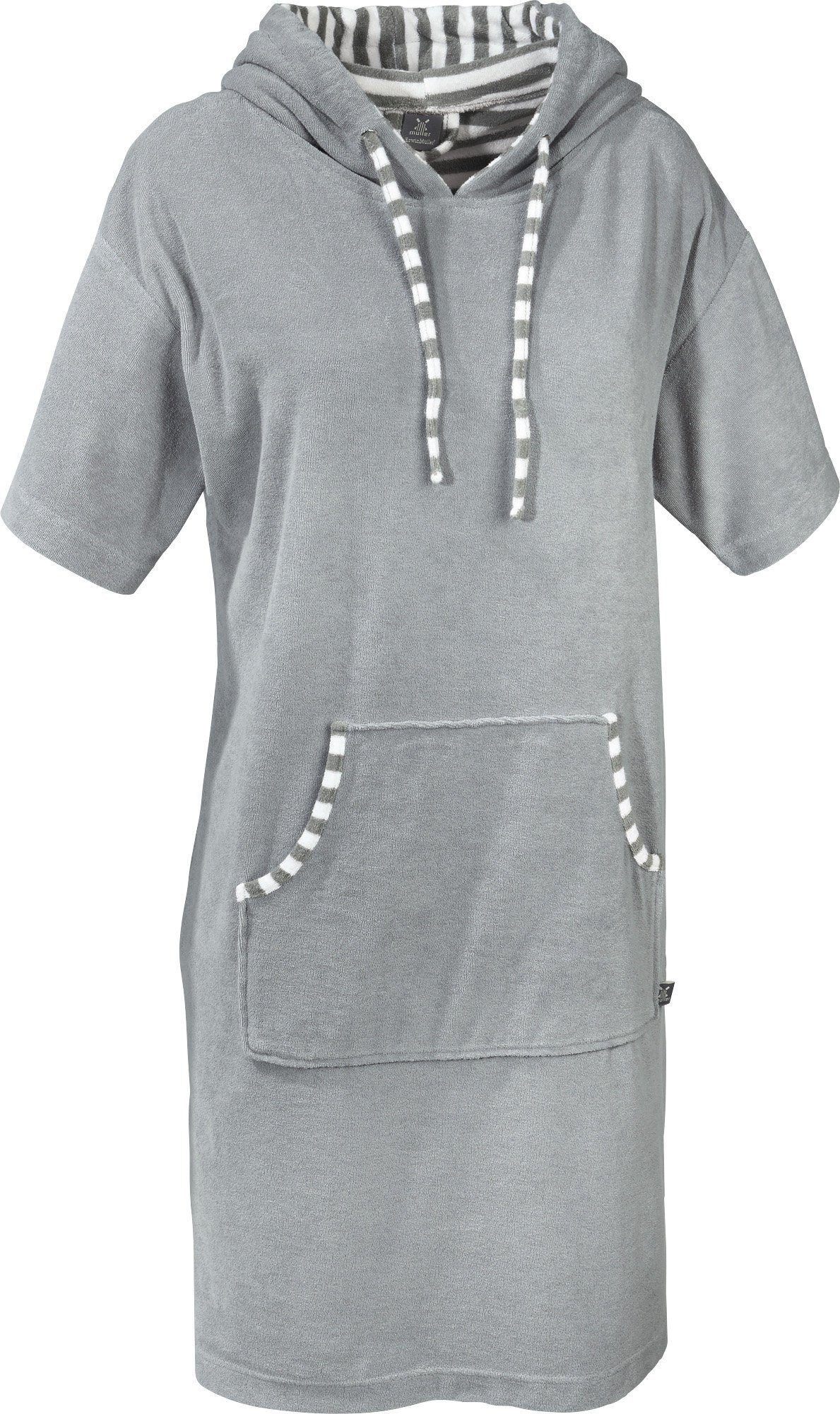 Erwin Müller Bademantel Unisex-Poncho mit Kapuze, Kurzform, Leichtfrottier, günstig online kaufen