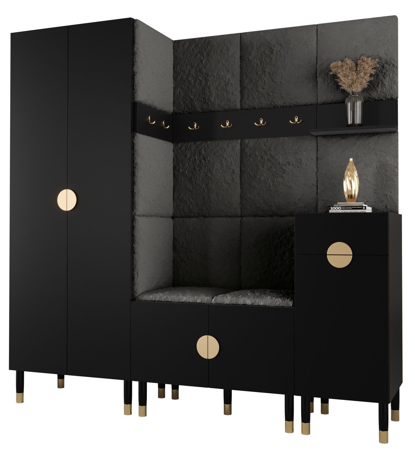 ABIKS MÖBEL Kompaktgarderobe PALERMO Set 1 günstig online kaufen