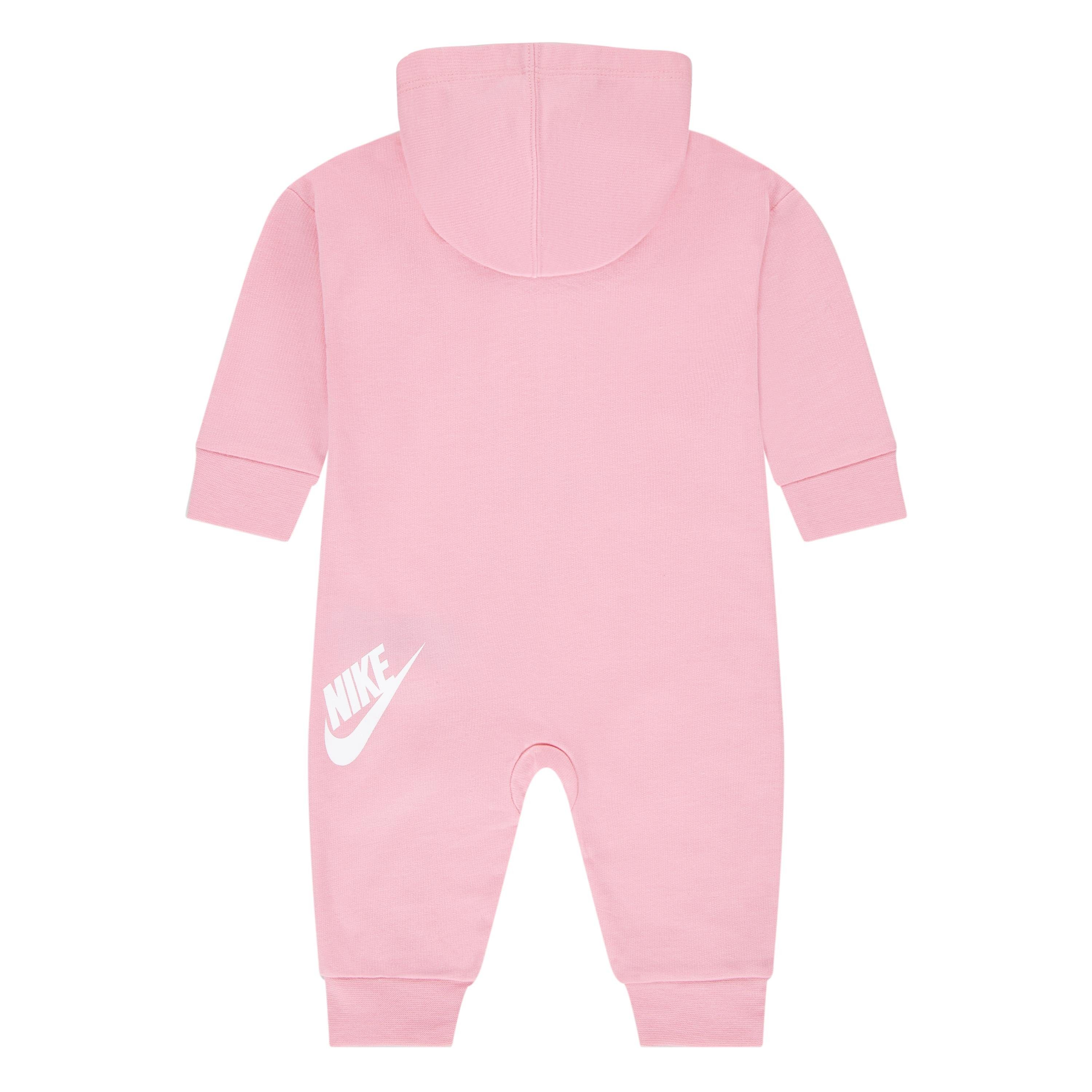 Nike DAY Sportswear COVERALL NKN rosa-weiß PLAY ALL Strampler