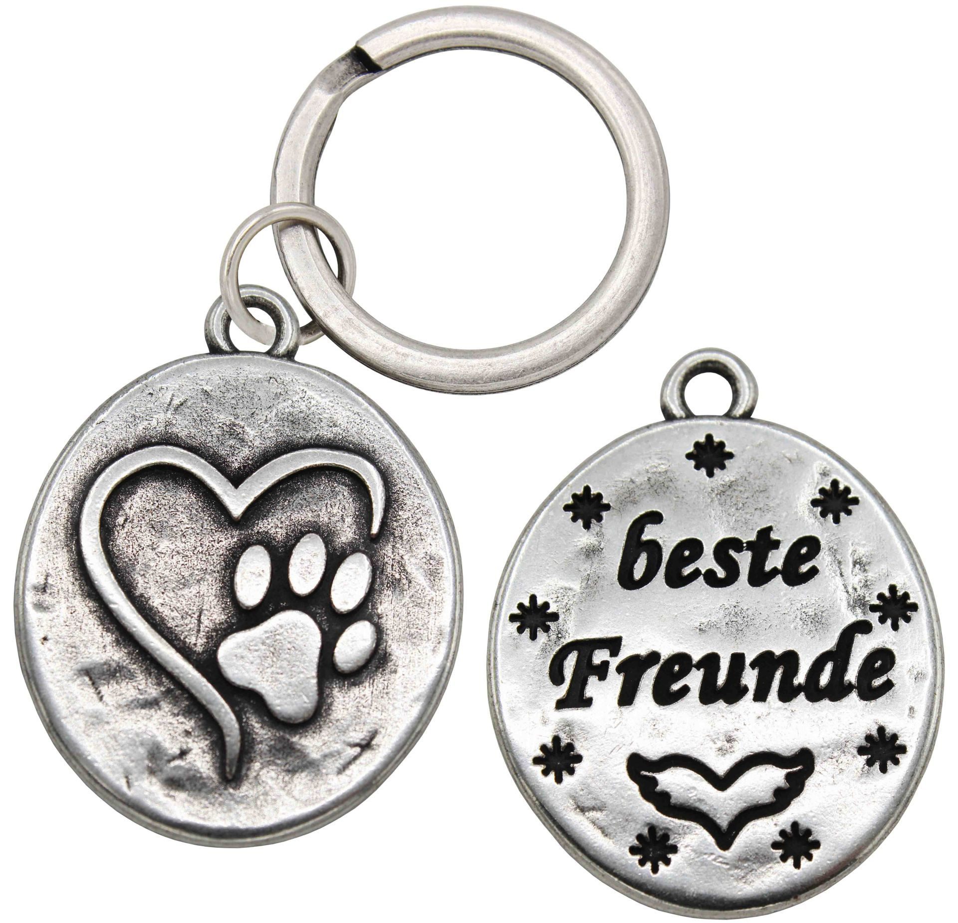 Schlüsselanhänger Schlüsselanhänger am Ring, Beste Freunde